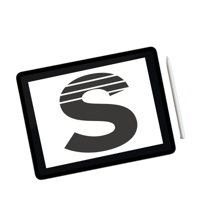 Tablet mit Skalice Logo